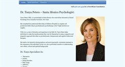 Desktop Screenshot of drtanyapeters.com